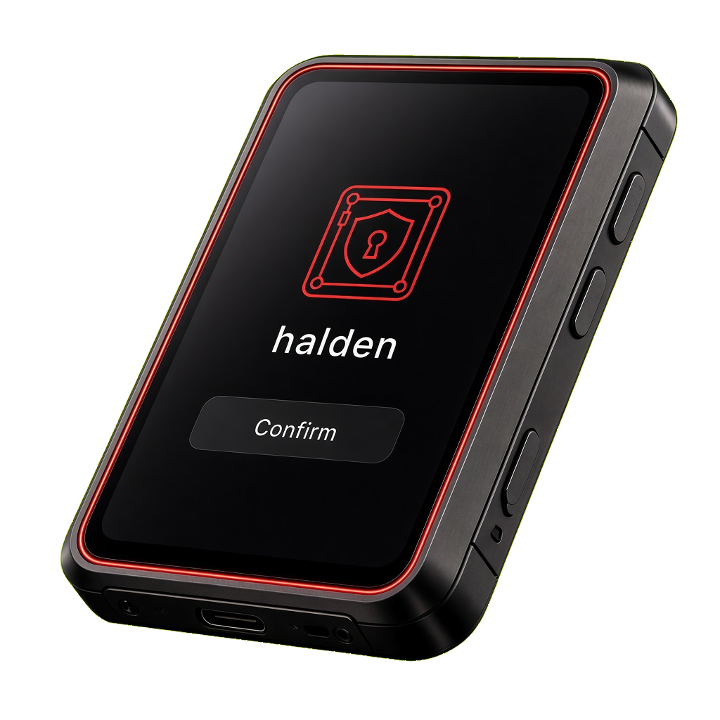 Halden hardware wallet